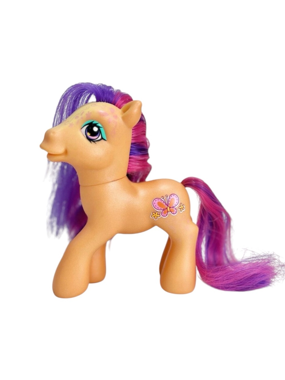 G3 My Little Pony Scootaloo III Makeup Henna Orange Purple Butterfly Hasbro 2008